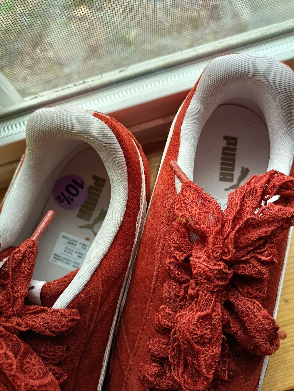 Burnt Orange Puma Shoes - Picture 3 of 6